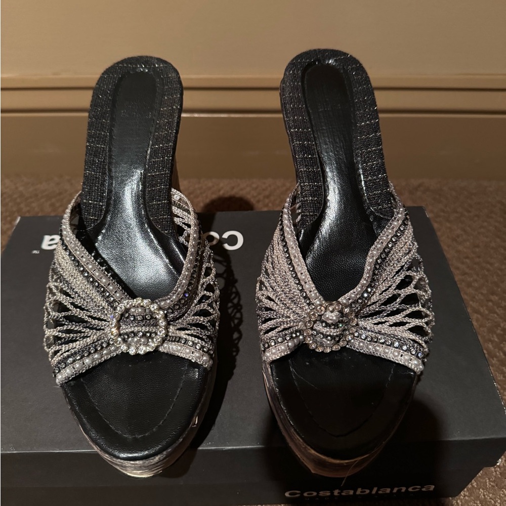 Costablanca Slip on Wedges